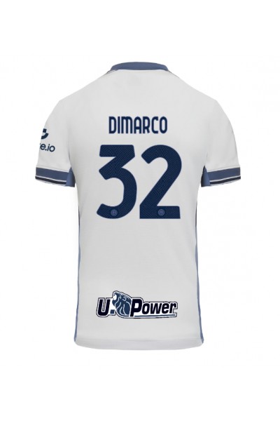 Fotbalové Dres Inter Milan Federico Dimarco #32 Venkovní Oblečení 2024-25 Krátký Rukáv Fotbalové Dres Inter Milan Federico Dimarco #32 Venkovní Oblečení 2024-25 Krátký Rukáv